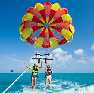 parasailing